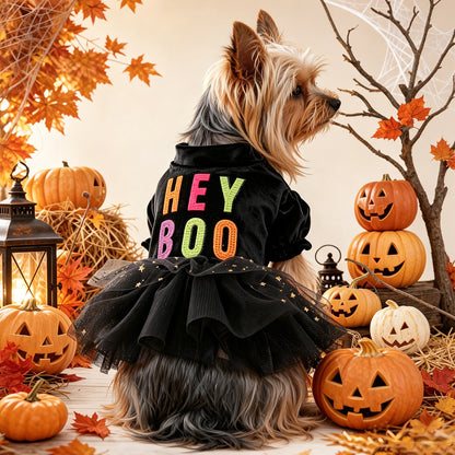 Pet Clothing for Small Dogs and Cats Halloween Princess Tulle Dress, Cute Outfit for Small Pets