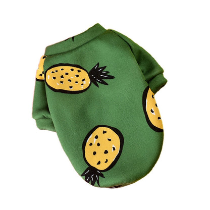 Pet Dog Costume Cute Animal Printed Pet Coat Cotton Soft Pullover Dog Shirt Jacket Sweatshirt Cat Sweater Pets Clothing Outfit