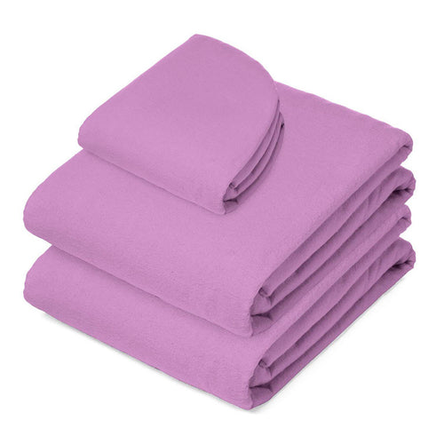 3-Piece Massage Table Sheet Set – Solid Color, Washable & Durable