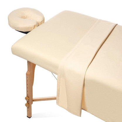 3-Piece Massage Table Sheet Set – Solid Color, Washable & Durable