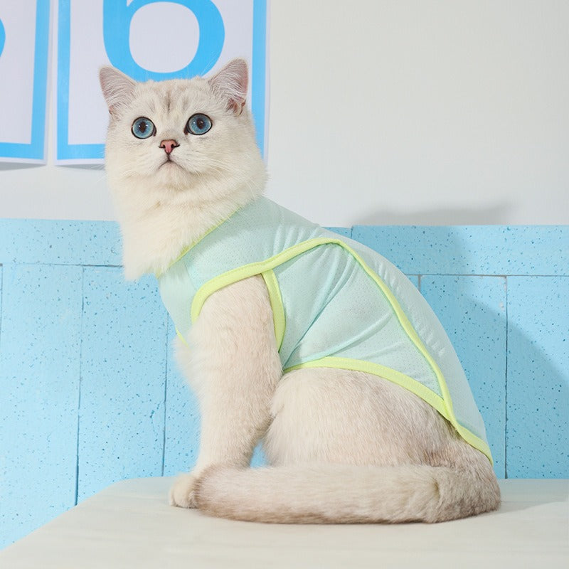 Cat clothes prevent hair loss in summer, thin cloth puppets for cats and dogs, summer kittens, pets, and kittens, sun protection