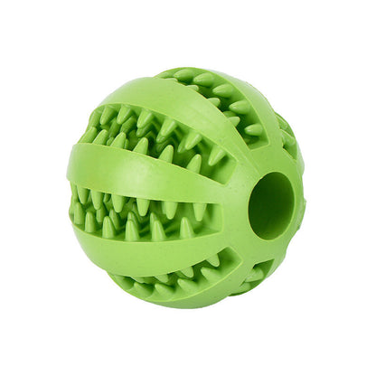 Durable chewing toy ball for pets, rubber bouncing ball