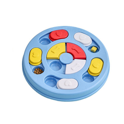 Interactive Slow Feeder Dog Bowl - Puzzle Toy for Pets